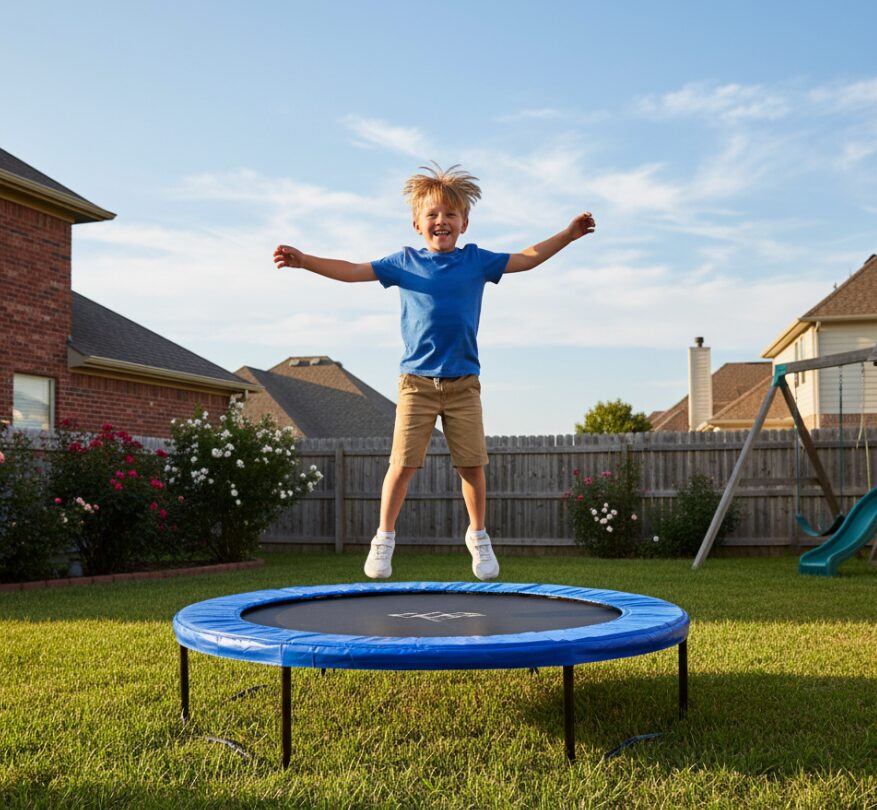 Cama elástica infantil