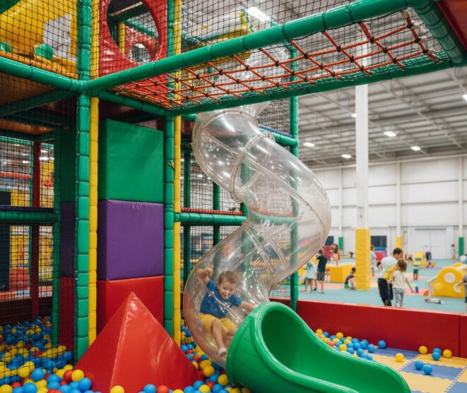 Indoor playground equipment diagram