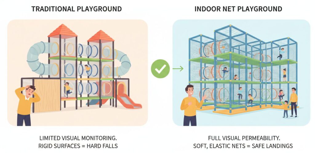 Indoor Net Playground