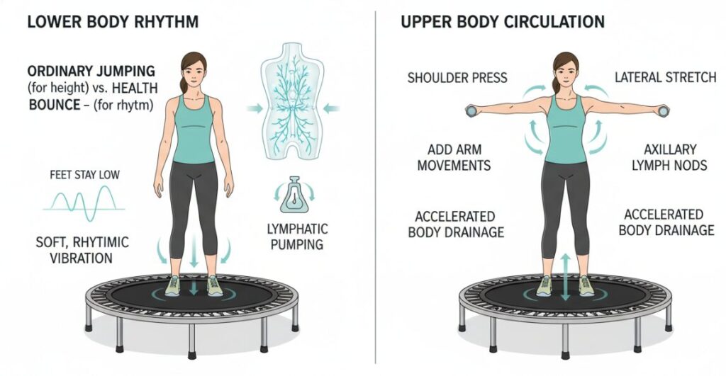 Trampolining is a great form of exercise.