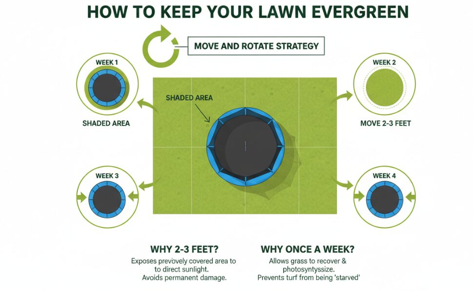 Как сохранить газон вечнозеленым