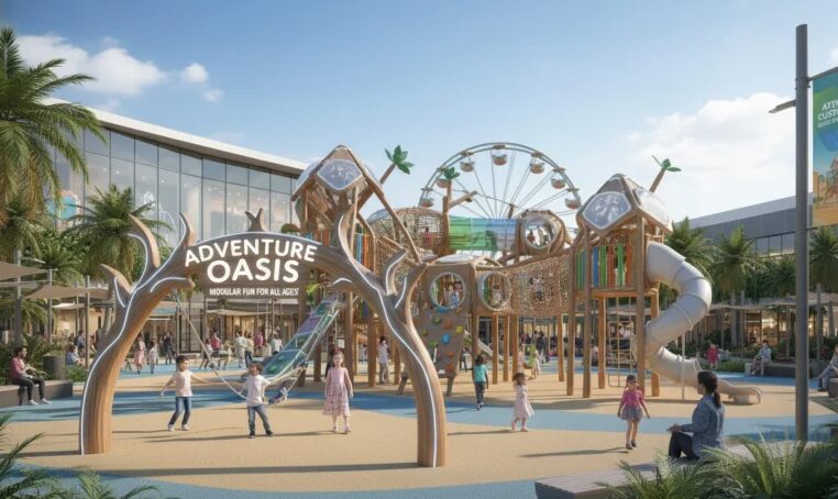 Jungle Gym Outdoor Playground Target Audience To Commercial complex and theme park: