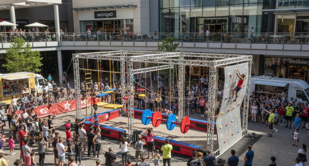 Parque infantil exterior Ninja para pessoas