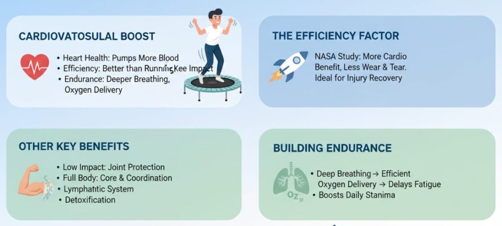 The benefits of trampolining for the body