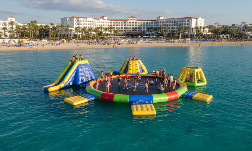 Grande trampolim de água Multidão aplicável