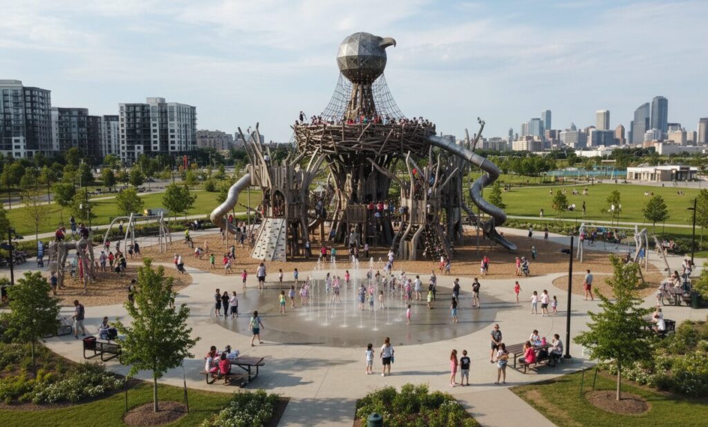 Planeador de parques municipais e espaços verdes públicos