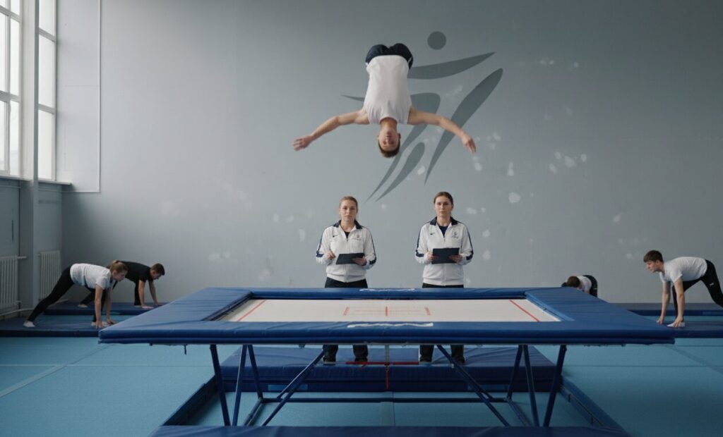 Free Jump Trampolim Multidão aplicável