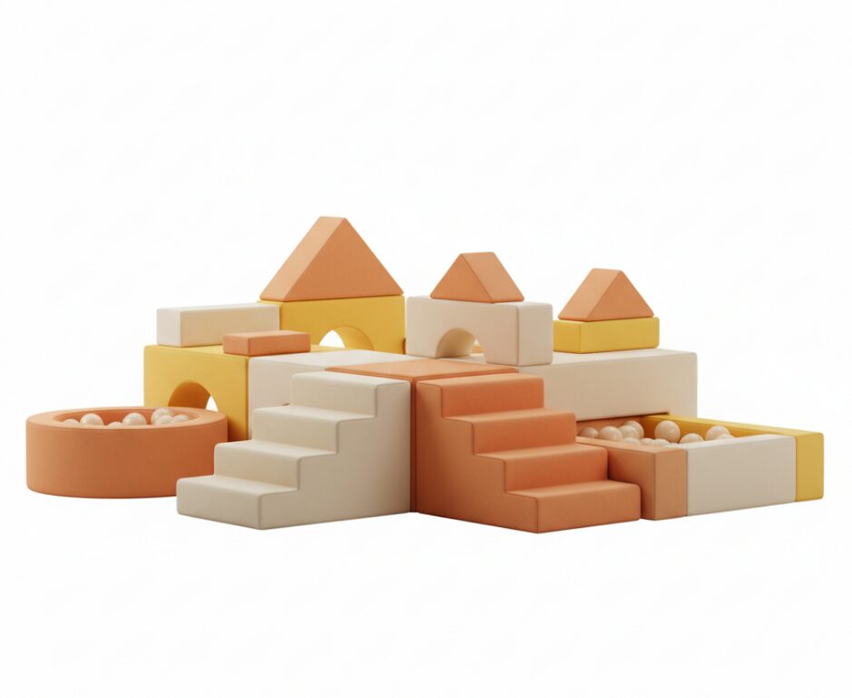 Parque infantil de espuma interior