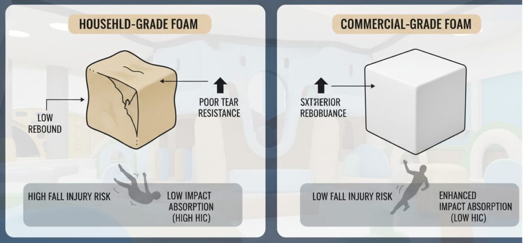 Indoor Foam Playground Comparison Points