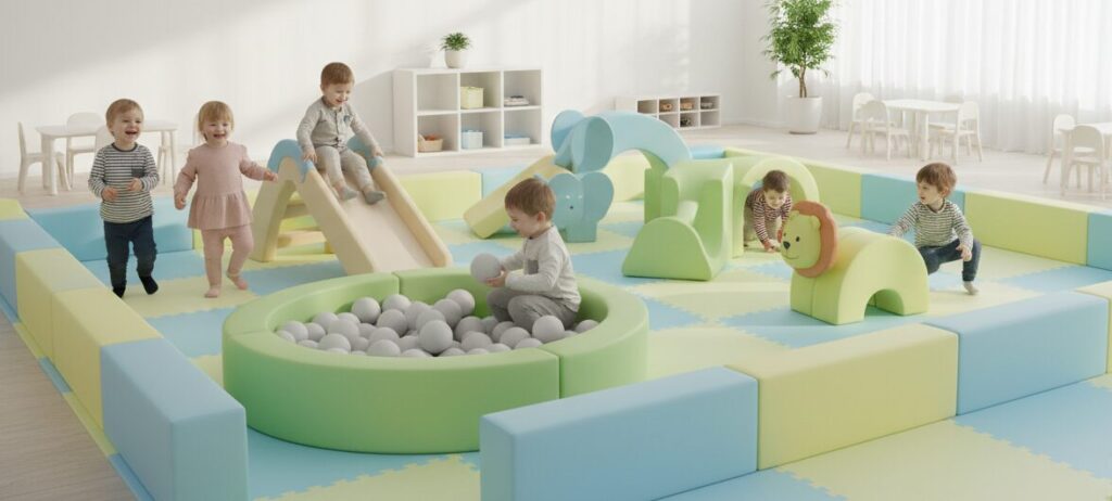 Indoor Foam Playground Applicable crowd 1