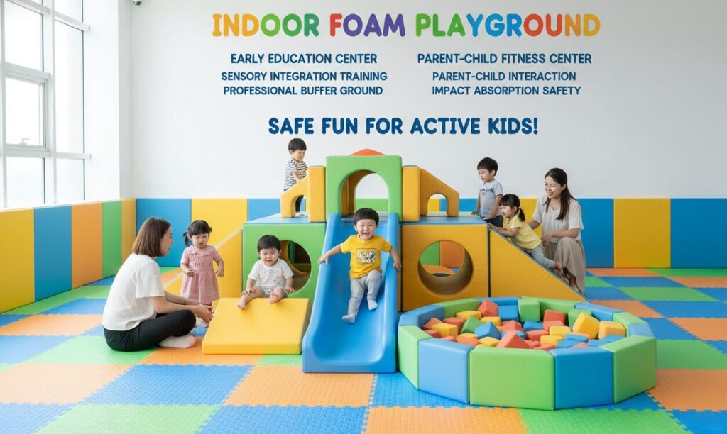 Indoor Foam Playground Applicable crowd 3