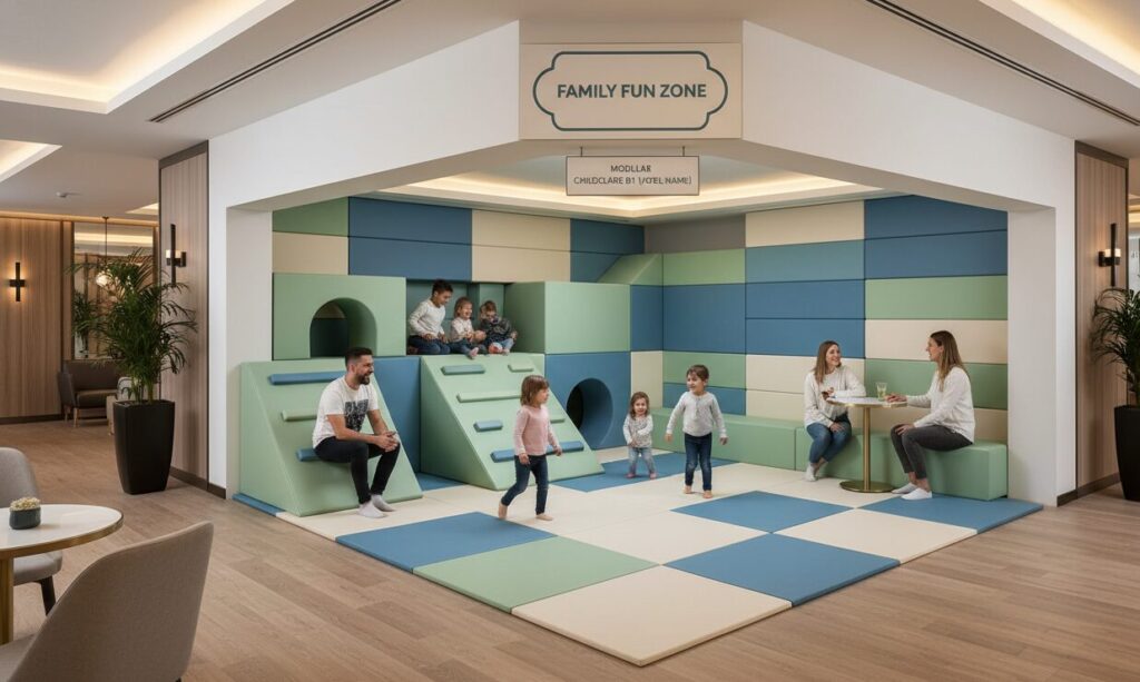 Indoor Foam Playground Applicable crowd 4