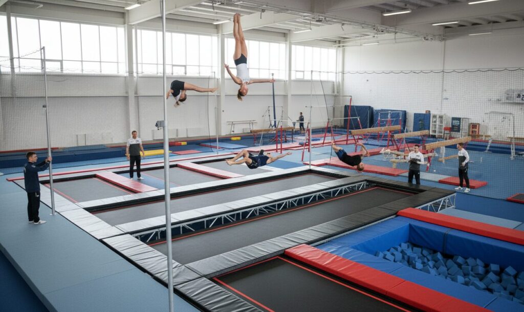 Customized Trampoline Equipment Applicable Crowd