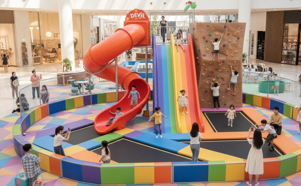 Customized Trampoline Equipment Applicable Crowd