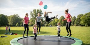 Cómo El Límite Del Peso En Un Trampoline Trabaja