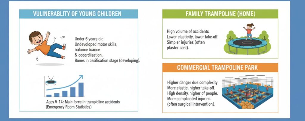 Trampoline safety hazards