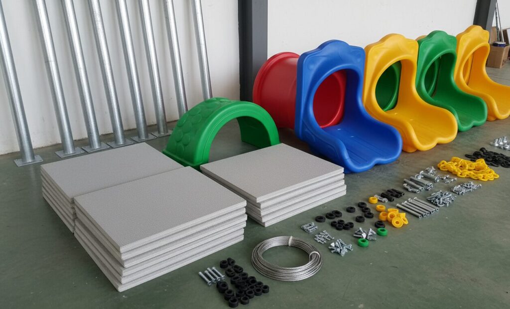 Ginásio da selva Parque infantil exterior Matéria-prima/Material