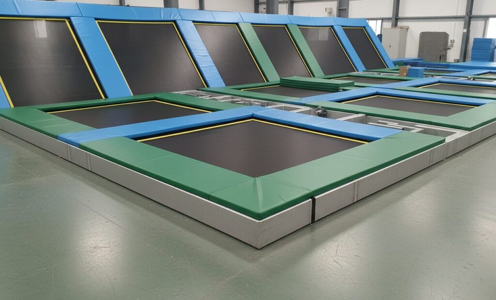 equipamento para trampolins Material