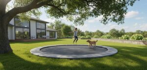 ¿Son más seguras las camas elásticas enterradas?