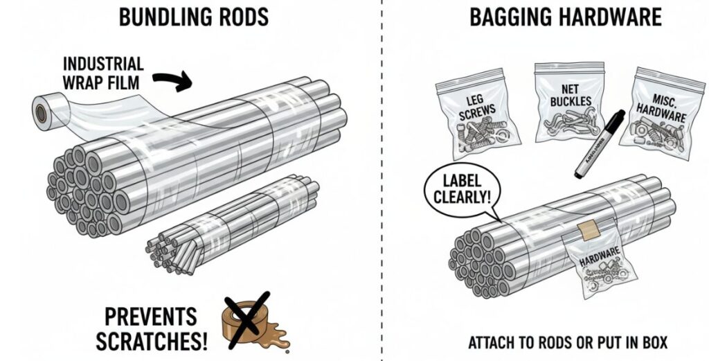 Как разобрать и хранить батут?
