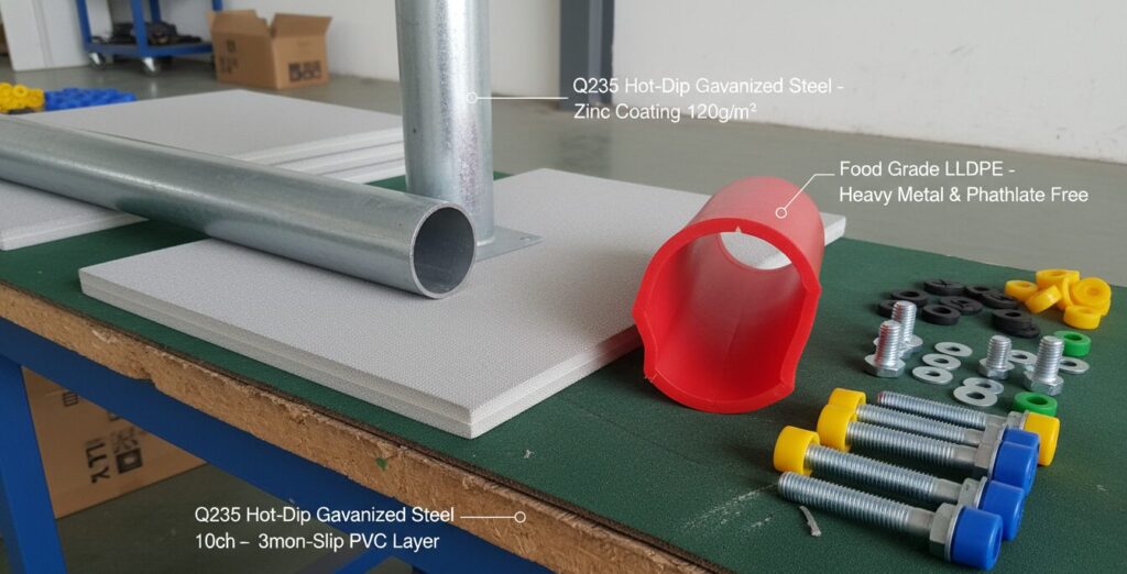 Ginásio da selva Parque infantil exterior Matéria-prima/Material