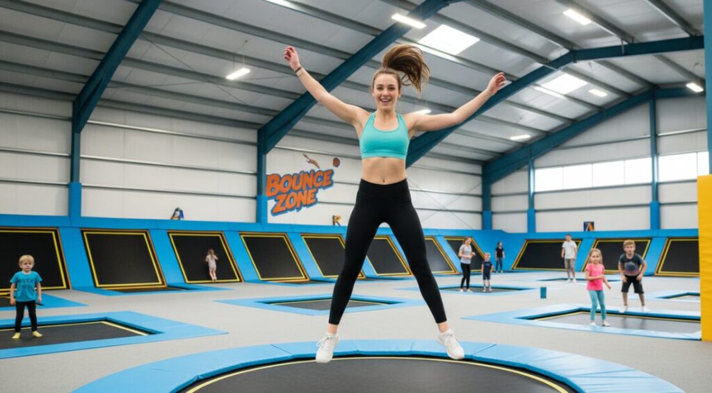 Упражнения на батуте могут сжигать жир на животе.