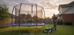 Cómo segar debajo de Trampoline